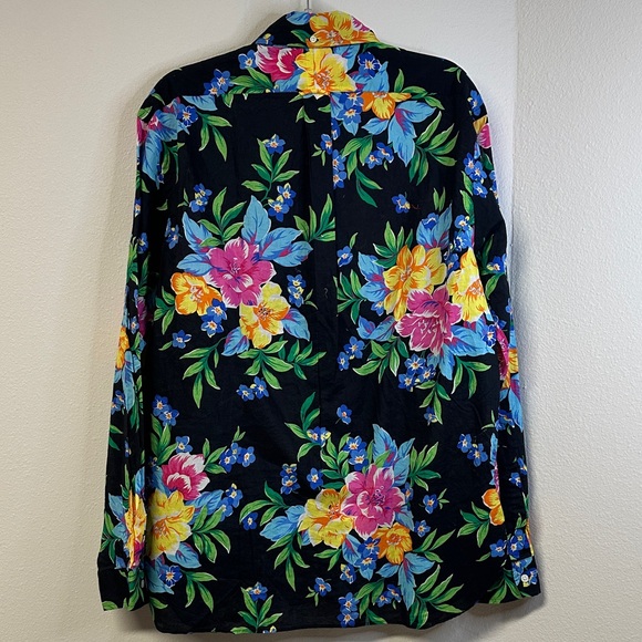 NWT Ralph Lauren Men's Hawaiian Tropical Special Edition Long Sleeve Shirt XL - Picture 5 of 8